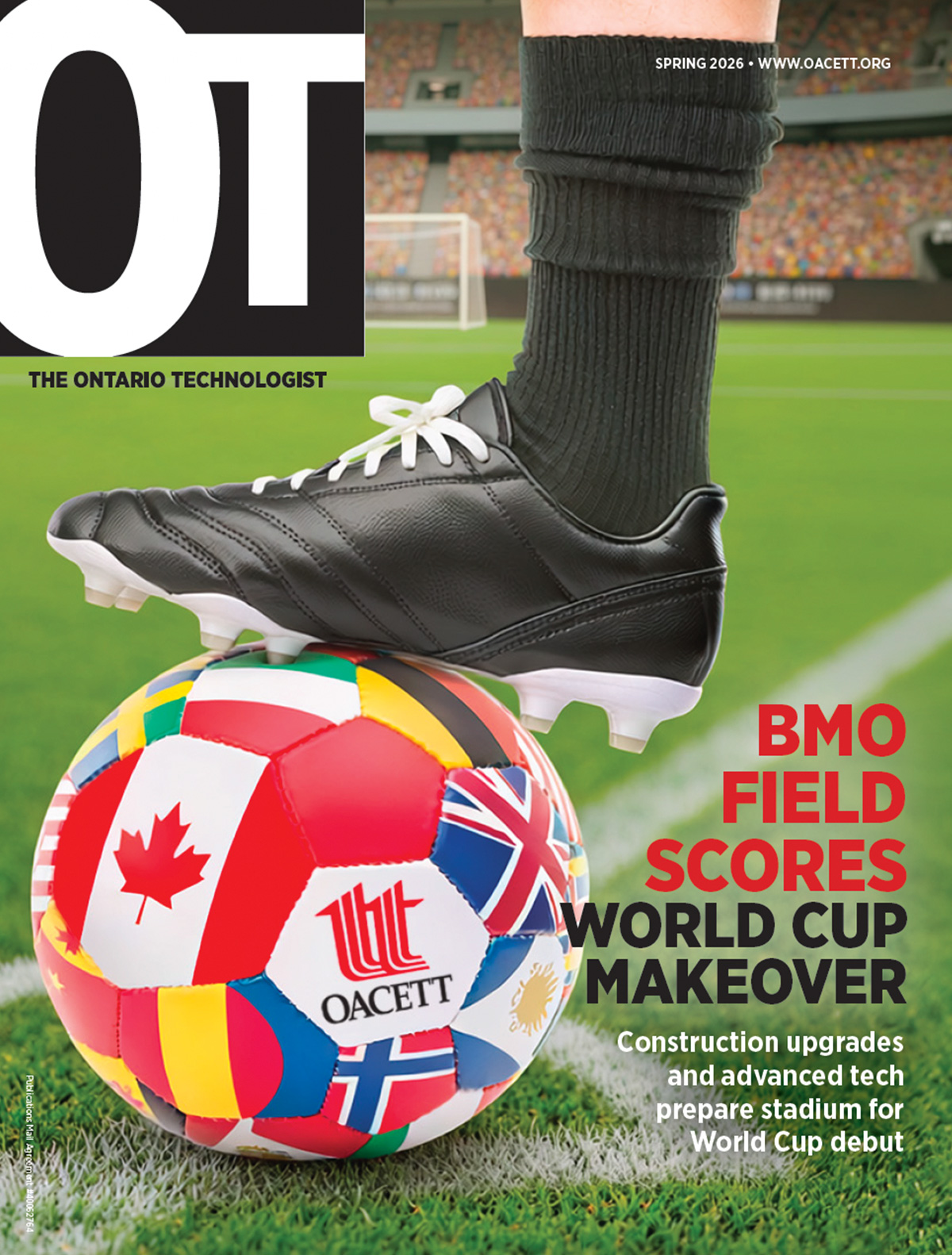 Cover of Ontario Technologist magazine, Spring 2026 edition